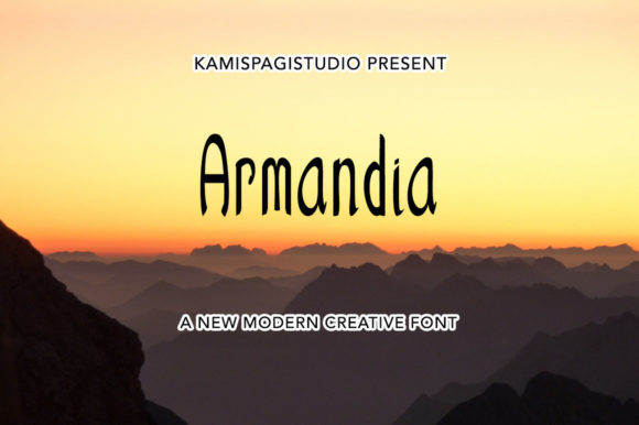 Armandia: A Display Font for Bold Brand Statements