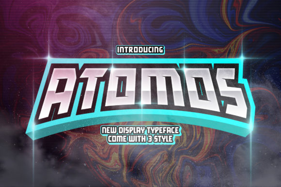 Atomos Font: A Bold Display Typeface for Modern Web Design