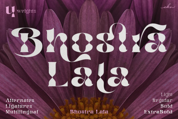 Bhostra Lala Font for Web Design