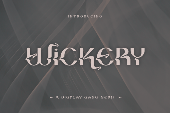 Bring Magic to Your Creations with the Wickery Font