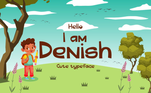 Denish: A Modern Display Font for Bold Branding