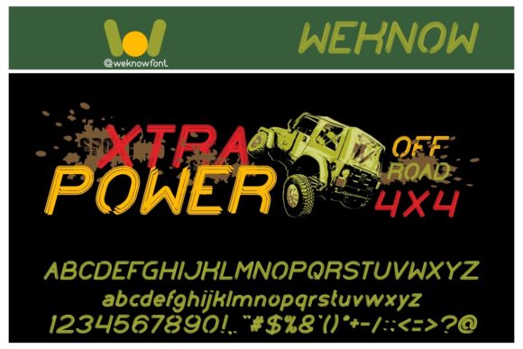Discover Xtra Power: A Bold Display Font for Dynamic Branding