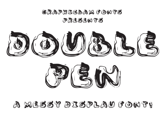 Double Pen Font for Professional Branding and Design