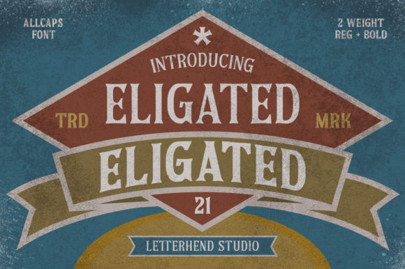 Eligated: A Vintage-Styled Font That Elevates Branding