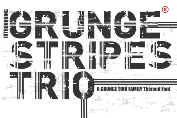 Grunge Stripes Trio Font Review