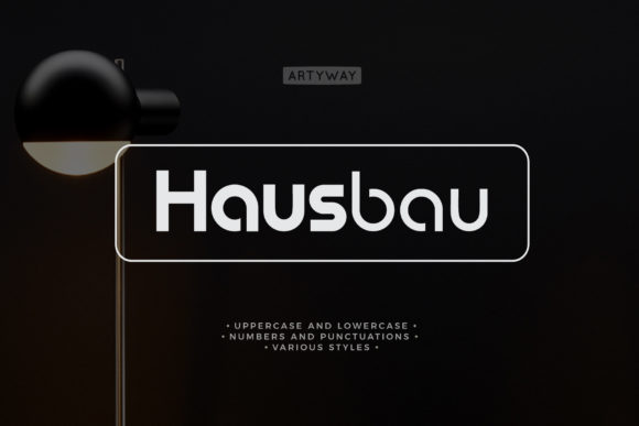Hausbau Font for Professional Branding