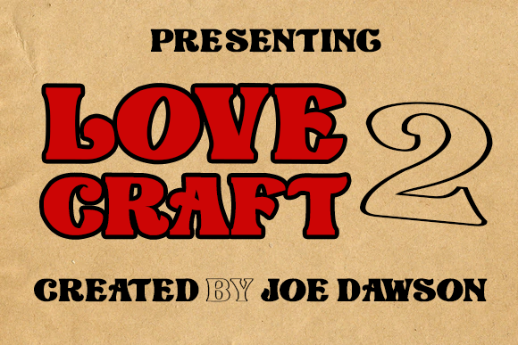 Love Craft 2: A Bold Display Font for Modern Web Design