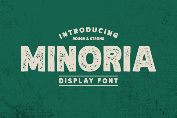Minoria: A Bold Display Font for Digital Marketing