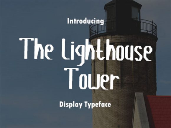 The Lighthouse Tower Font Review: A Robotic Display Typeface for Bold Branding