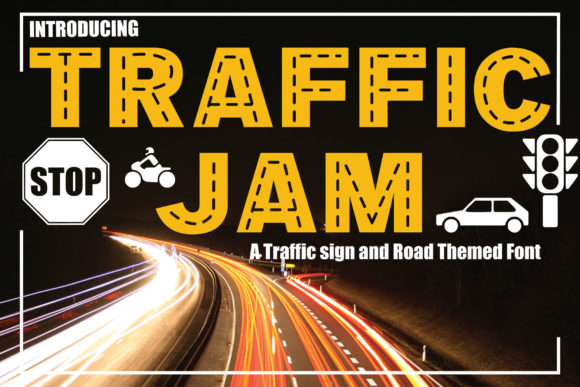Traffic Jam Font for Bold Web Design